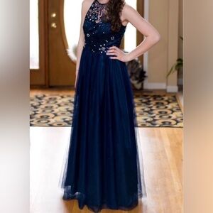 Navy Blue formal dress